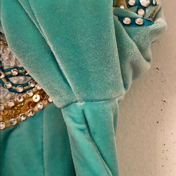 Seafoam green Irish step dress. - Picture 3 of 10